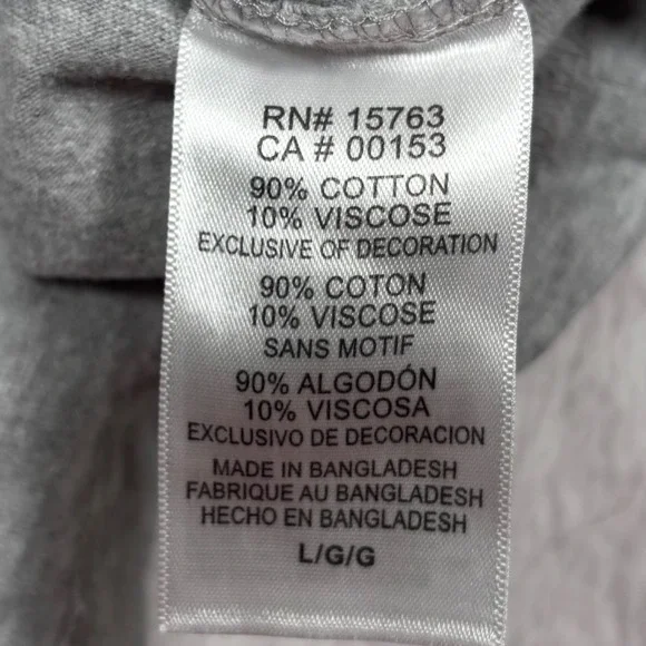 VTG OU Oklahoma Sooners T-Shirt Men L (FIT S/M) Gray Red Embroider NCAA Alumni - Picture 7 of 11